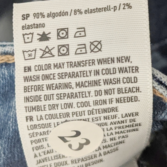 American Eagle Super Hi-Rise Jegging Distressed 22 - Picture 8 of 11